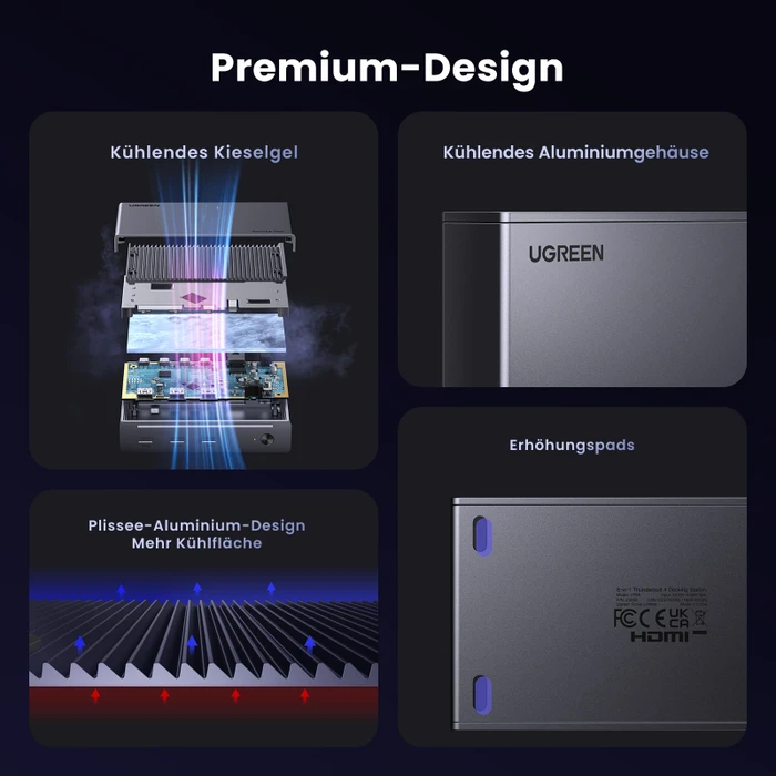 Ugreen Revodok Max 208 (EU), Thunderbolt 4 [Buchse]