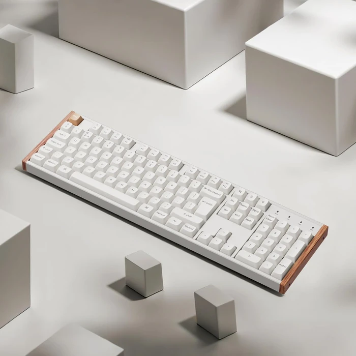Keychron K10 HE Wireless, Special Edition ISO White, LEDs RGB, Gateron 2.0 Magnetic Nebula, USB/Bluetooth, ES