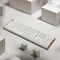 Keychron K10 HE Wireless, Special Edition ISO White, LEDs RGB, Gateron 2.0 Magnetic Nebula, USB/Bluetooth, ES Vorschaubild
