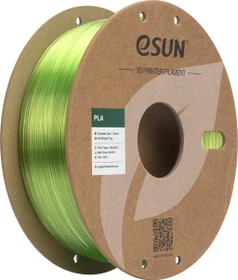 eSUN PLA Clear, Translucent Green, Spule, 1.00kg