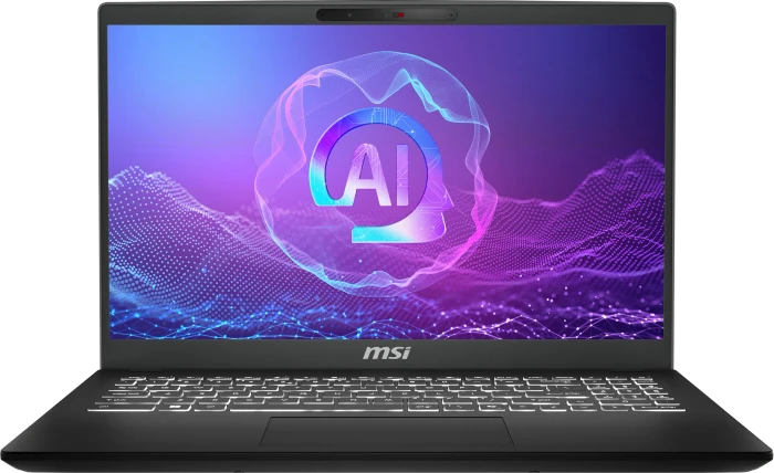 MSI Modern 15 H AI C2HMG-265, schwarz, Core Ultra 7 255H, 16GB RAM, 512GB SSD, DE