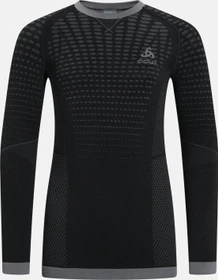 Odlo Performance Warm Funktionsshirt langarm schwarz/graphite grey (Junior)