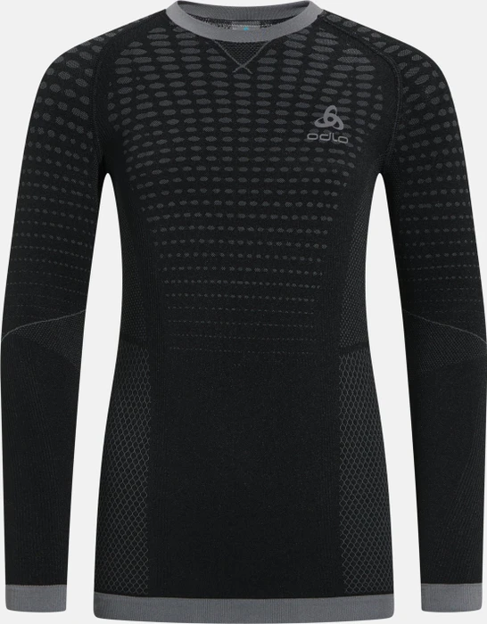 Odlo Performance Warm Funktionsshirt langarm schwarz/graphite grey (Junior)