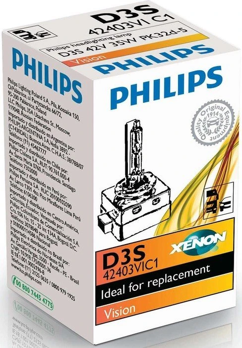 Philips Xenon Vision D3S 35W, 1er-Pack