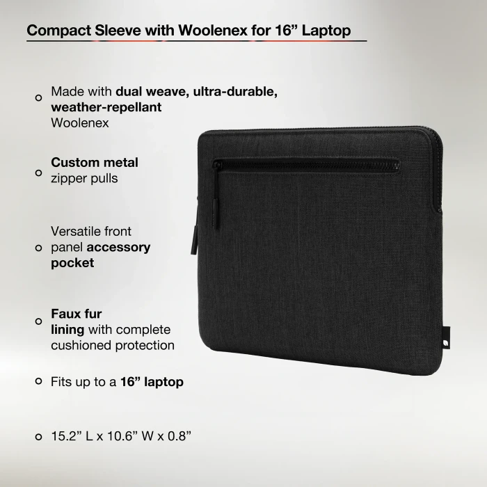 Incase Incase Compact Sleeve for 16" Laptops, grau