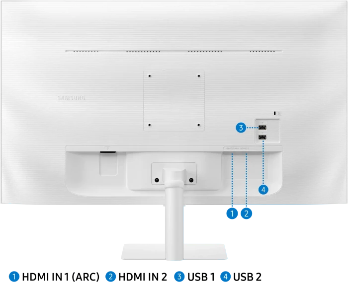 Samsung Smart Monitor M5 M50C, weiß, 27"