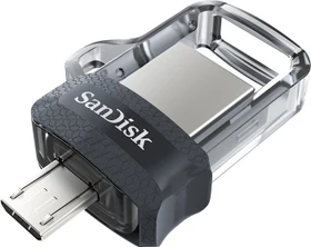 SanDisk Ultra Dual Drive m3.0 32GB, USB-A + USB Micro-B, USB 3.2 Gen 1×1, USB 2.0
