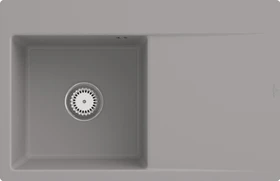 Villeroy & Boch Subway Style 45 Flat flächenbündig Becken links fossil