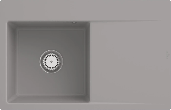 Villeroy & Boch Subway Style 45 Flat flächenbündig Becken links fossil