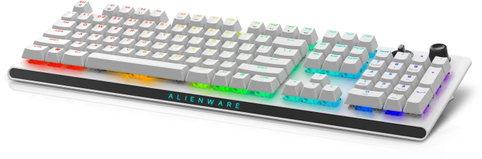 Dell Alienware AW920K Tri-Mode Wireless, Lunar Light, MX RGB RED, USB/Bluetooth, US