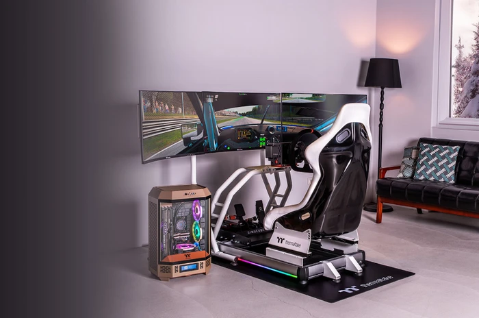 Thermaltake Racing Simulator Cockpit GR500, weiß