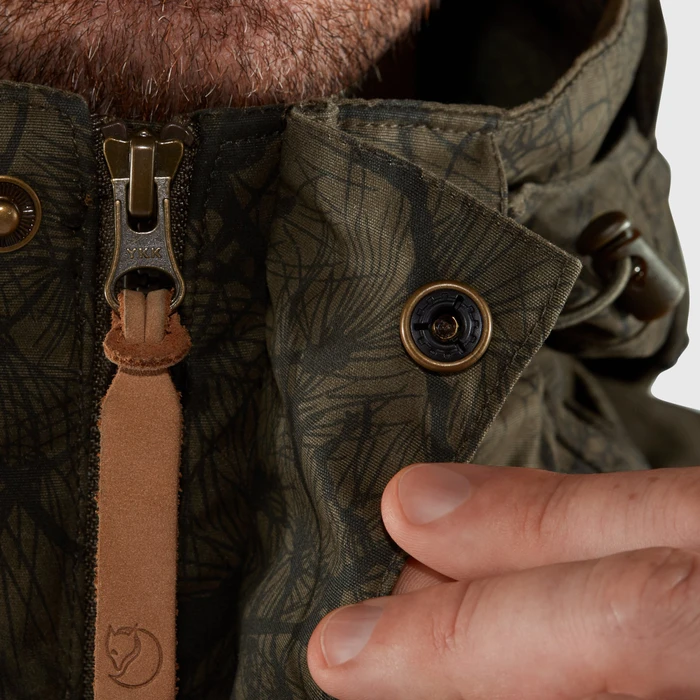 Fjällräven Värmland Wool Jacke dark olive camo (Herren)