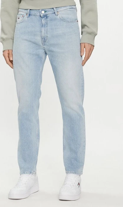 Tommy Hilfiger Dad Regular Tapered mit Stone-Wash Jeans denim light (Herren)