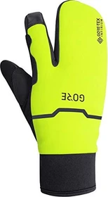 Gore Wear Gore-Tex Infinium Thermo Split Fahrradhandschuhe black/neon yellow