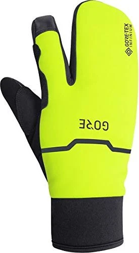 Gore Wear Gore-Tex Infinium Thermo Split Fahrradhandschuhe black/neon yellow