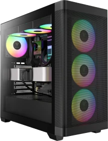 Gamdias Athena M3 Black, Glasfenster