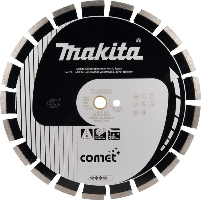 Makita Comet Diamanttrennscheibe, 350x3.2x25.4mm, 1 Stück