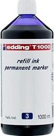 edding T1000 Permanentmarker Tintenflasche blau, 1000ml