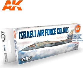 AK-Interactive 3rd Gen Acrylic Colors Israeli Air Force Colors Farbset, 8-tlg.