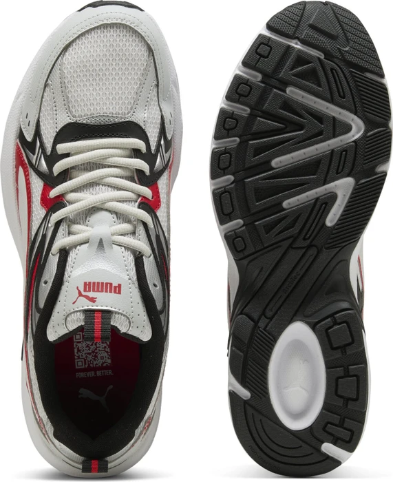 Puma Milenio Tech cool light gray/for all time red/puma silver
