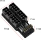 Phobya 12VHPWR Winkeladapter, 12VHPWR auf 4x 8-Pin PCIe Adapter, 180 Grad, links, weiß Vorschaubild