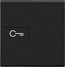 Bticino LivingLight Axial-Wippe Schlüssel 2-modulig, anthrazit