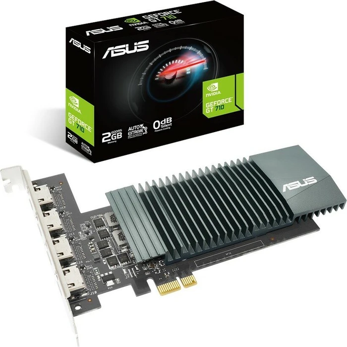 ASUS GeForce GT 710, GT710-4H-SL-2GD5, 2GB GDDR5, 4x HDMI