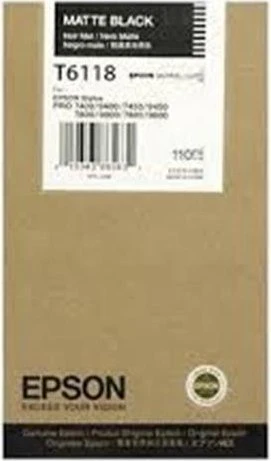 Epson Tinte T6118 schwarz matt