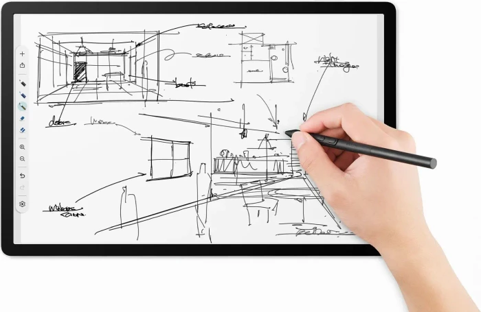 Wacom MovinkPad Pro 14, hellgrau, Snapdragon 8s Gen 3, 12GB RAM, 256GB Flash