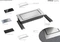 Schulte EVOLine BackFlip Cuisine, 2-fach, 1x USB-A, 2.5m, schwarz Vorschaubild