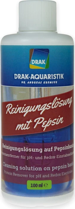 DRAK-Aquaristik Reinigungslösung auf Pepsinbasis, Proteinentferner, 100ml
