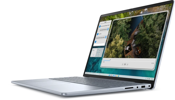 Dell Inspiron 16 5645, Ice Blue, Ryzen 7 8840U, 16GB RAM, 1TB SSD, DE