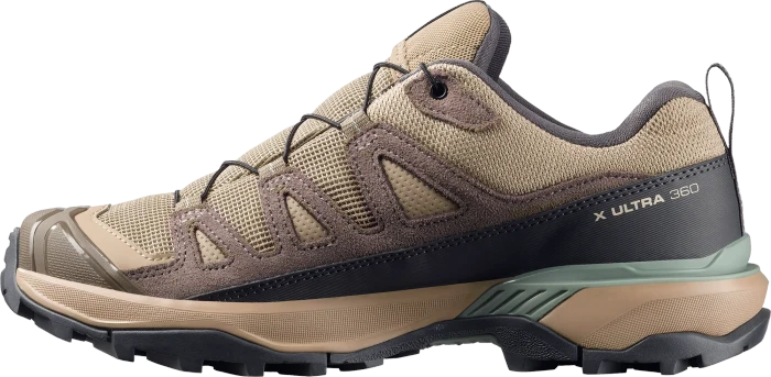 Salomon X Ultra 360 Leather GTX desert tan/iron/green milieu (Damen)