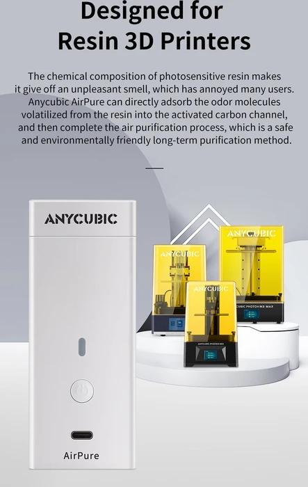 Anycubic AirPure Aktivkohle Luftfilter für 3D-Drucker, 2er-Pack