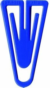 Laurel Plastiklips Büroklammern blau, 1000 Stück