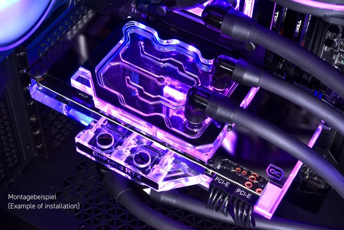 Alphacool Eisblock Aurora GPX-N Acryl Active Backplate RTX 3080/3090 Suprim X
