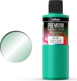 Vallejo Premium Airbrush Color metallic green, 200ml