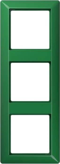 Jung Serie AS Rahmen Thermoplast 3-fach, grün