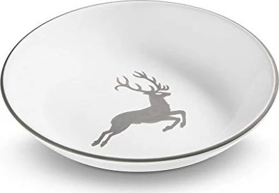 Gmundner Keramik Grauer Hirsch Suppenteller Cup 20cm