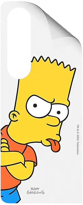Samsung HOHOHO THE SIMPSONS Skin Film für Galaxy Z Fold4 mirror gold