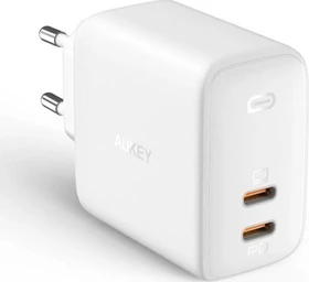Aukey PA-B4 Omnia Duo 65W Dual-Port PD Charger with Dynamic Detect weiß