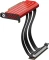 Hyte Hyper Riser Kabel, gewinkelt, PCIe 5.0, 200mm, rot/schwarz Vorschaubild