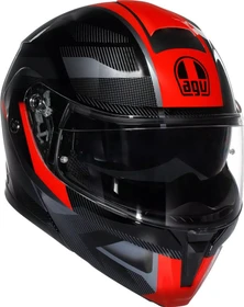 AGV Streetmodular Ledro schwarz/rot/grau