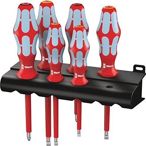 Wera Kraftform Edelstahl VDE 3165 i/6 Schraubendrehersatz, 6-tlg.