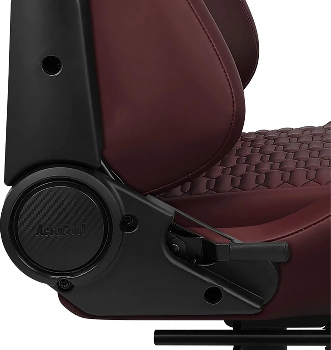 AeroCool ROYAL Leatherette Tuscan Red Gamingstuhl, dunkelrot