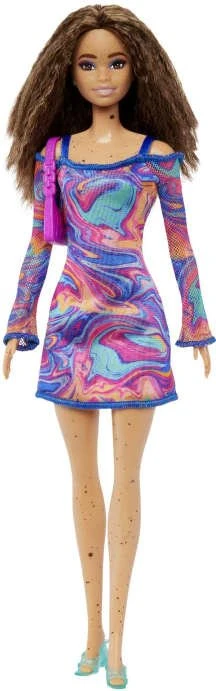 Mattel Barbie - Fashionistas Barbie mit gekrepptem Haar und Sommersprossen