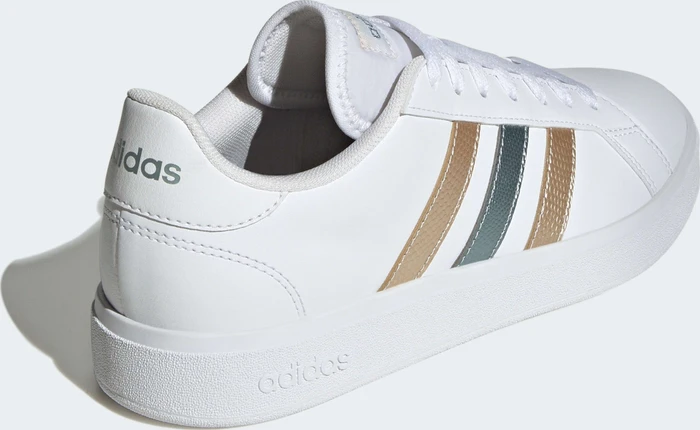 adidas Grand Court Base 2.0 cloud white/magic grey met/wonder gold met. (Herren)
