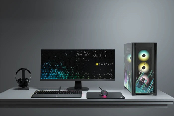 Corsair iCue 5000X RGB Signature Series Shift, schwarz, Glasfenster