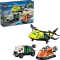 LEGO City - Kombinationsset mit Flugzeug, Wartungsfahrzeug und Luftkissenboot Vorschaubild