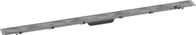 Hansgrohe RainDrain Rock Abdeckung für Duschrinne, edelstahl